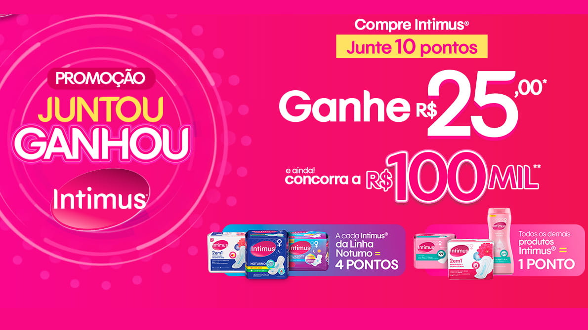 Promoção Intimus Juntou Ganhou