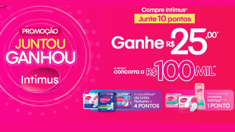 Promoção Intimus Juntou Ganhou
