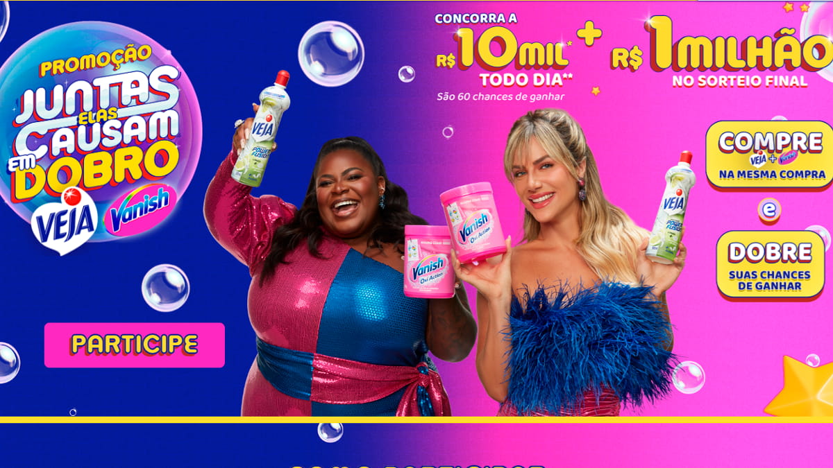 participar da Veja e Vanish Promoção Juntas Elas Causam