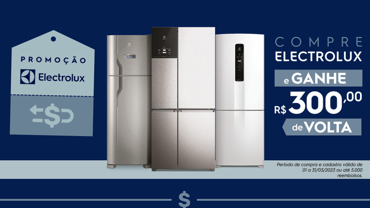 Promoção Cashback Eletrolux R$300