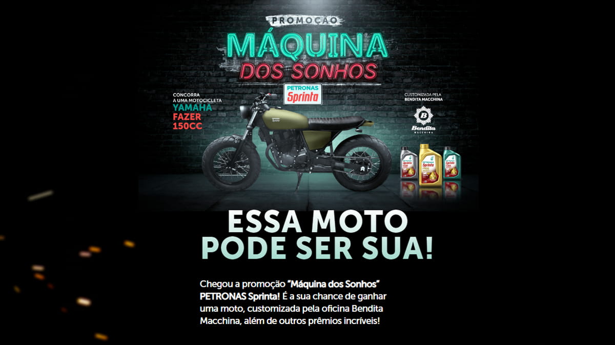 Promoção Petronas Máquina dos Sonhos