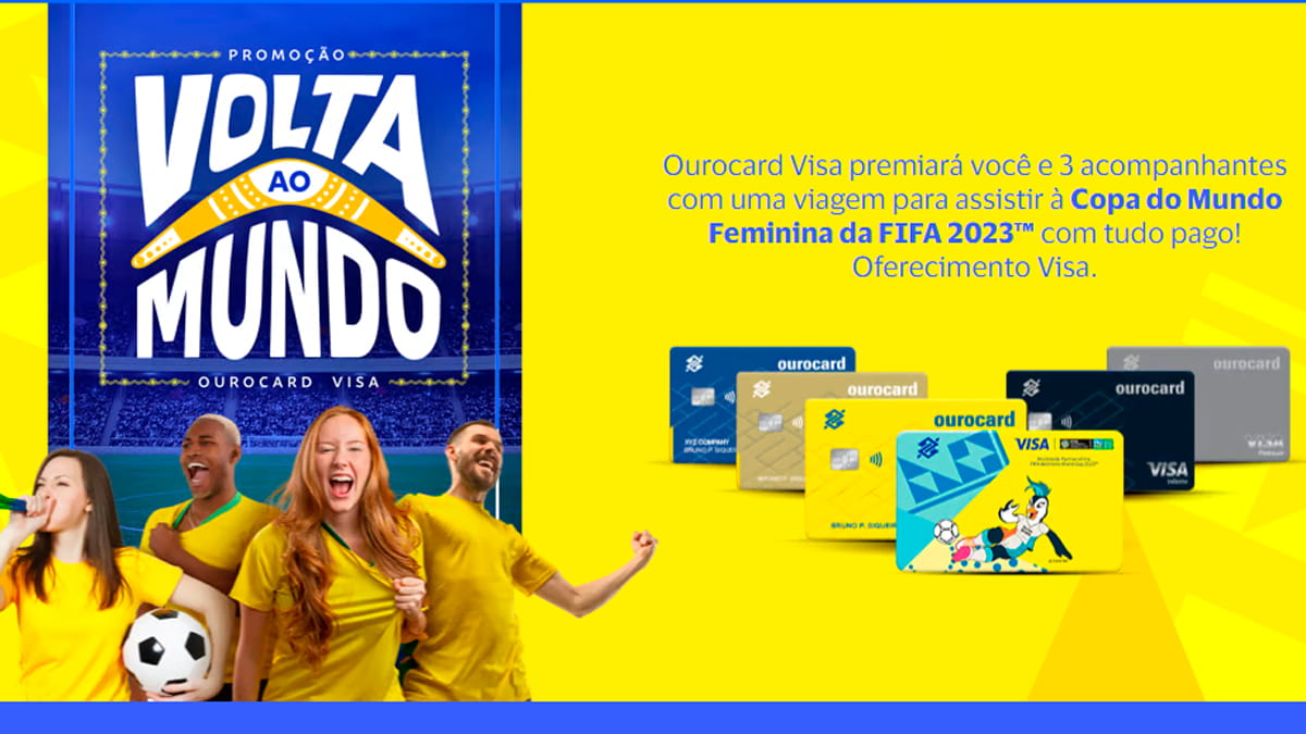 Promoção Volta ao Mundo Ourocard Visa