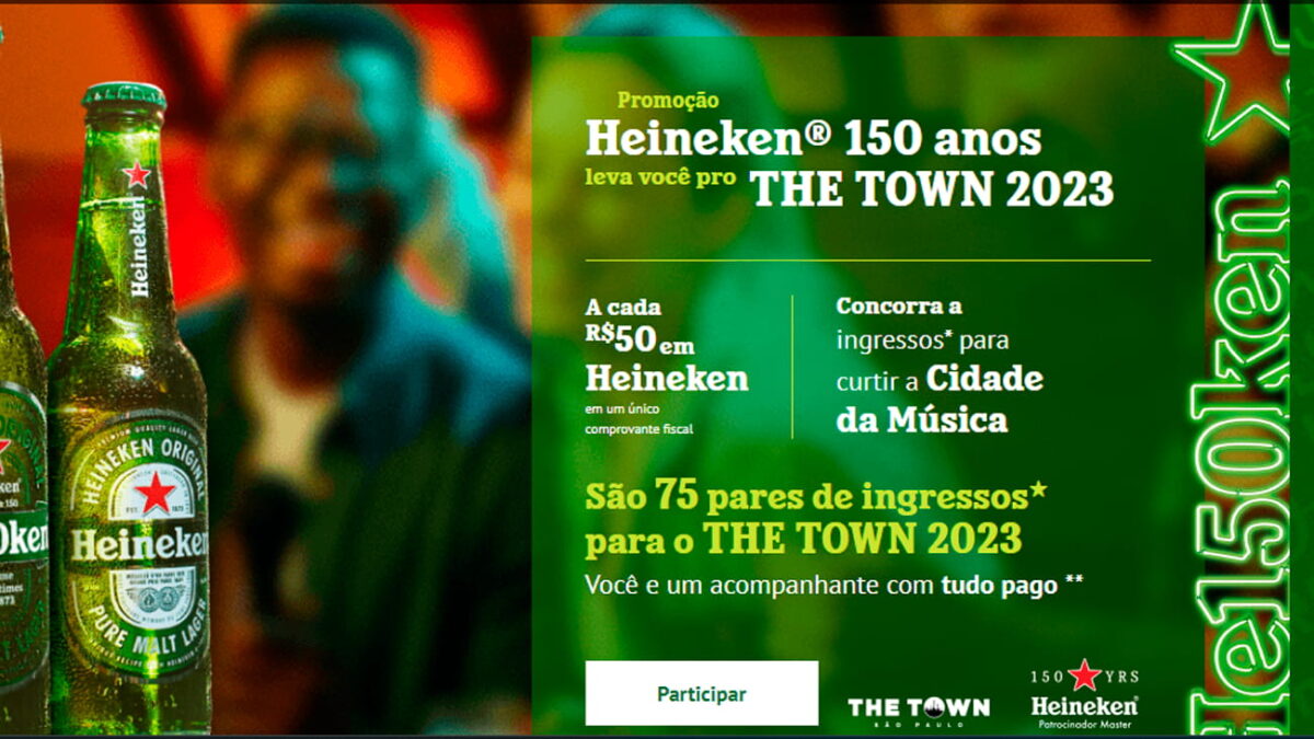 Promoção Heineken e The Town 2023