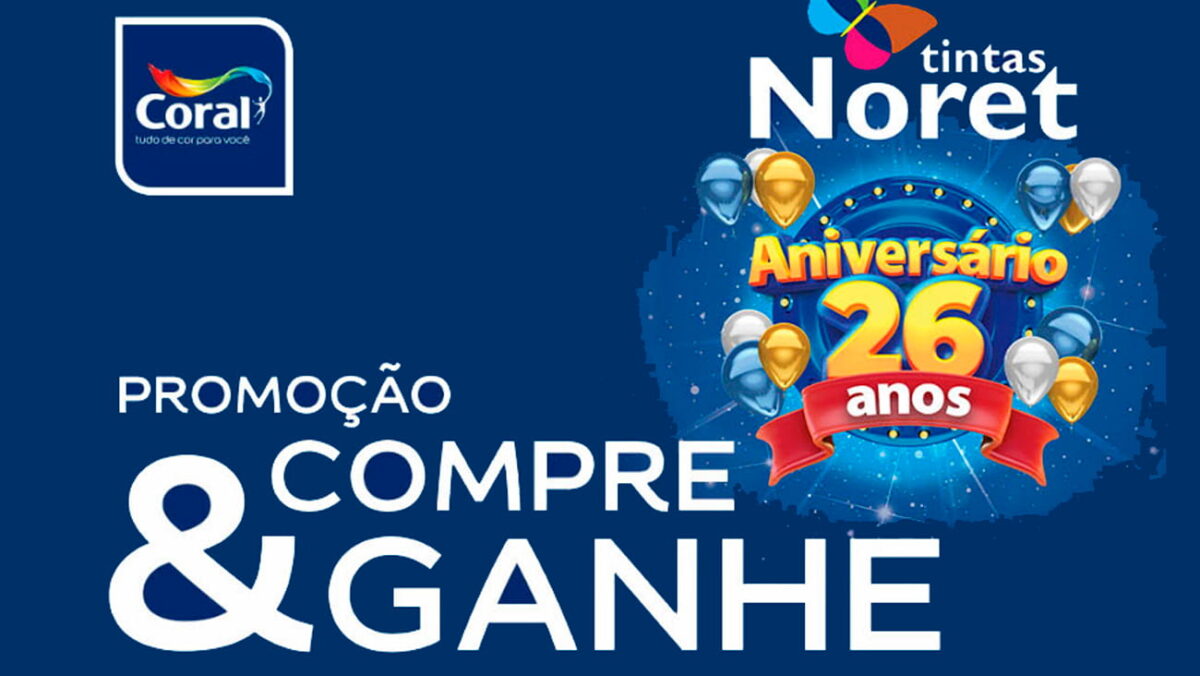 Promoção Tintas Noret e Coral 2023