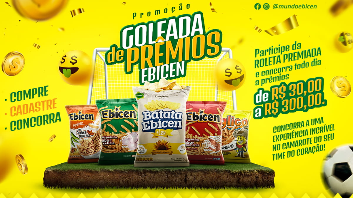 Promoção Ebicen Goleada de Prêmios