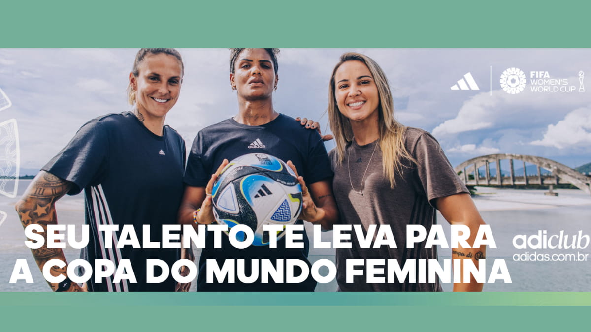 promocao seu talento de te leva para a copa do mundo feminina adidas