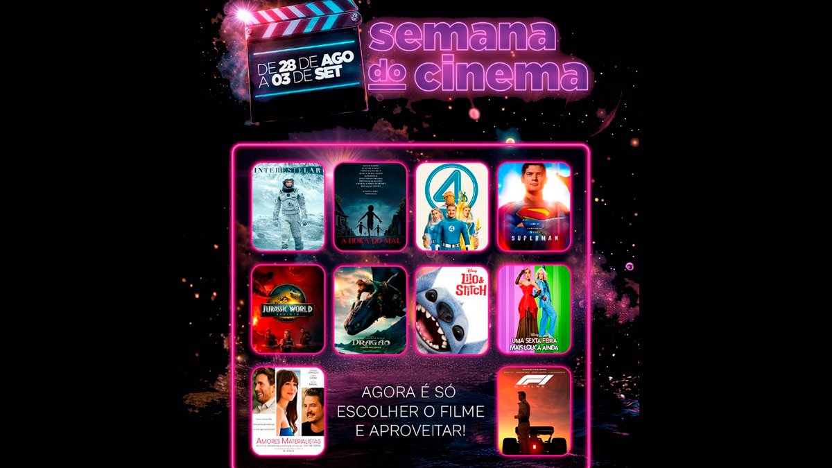 Semana do Cinema Cinemark 2025