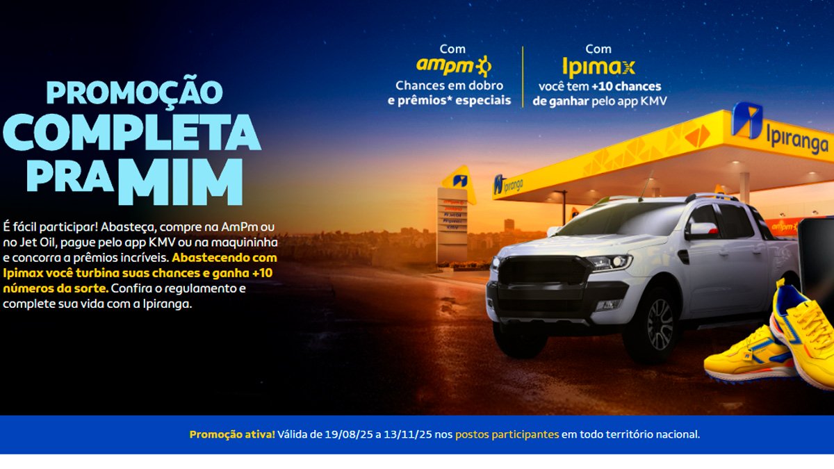Promoção Ipiranga 2025
